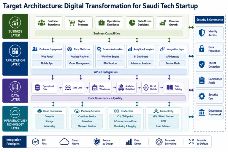 Architecture — Digital Transformation at a Saudi Tech Startup
