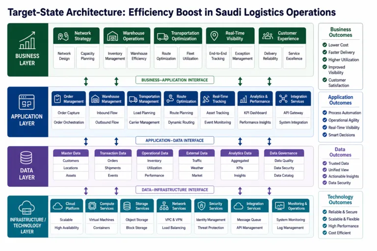 Architecture — Efficiency Boost in Saudi Logistics