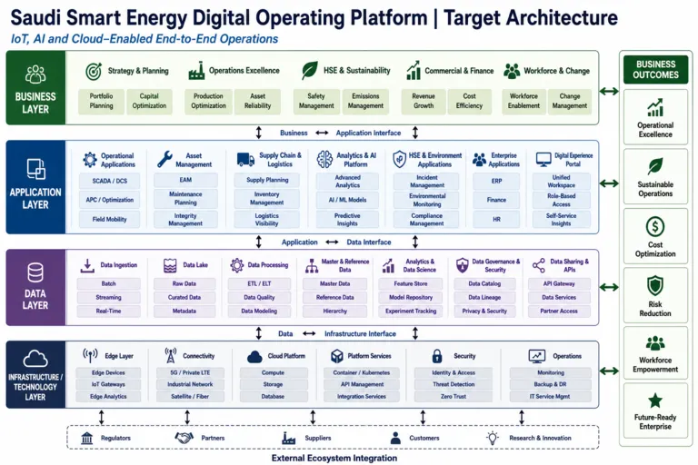 Architecture — Digitalization and Smart Energy Solutions in Saudi Arabia: Transforming the Energy Sector with Technology and Innovation