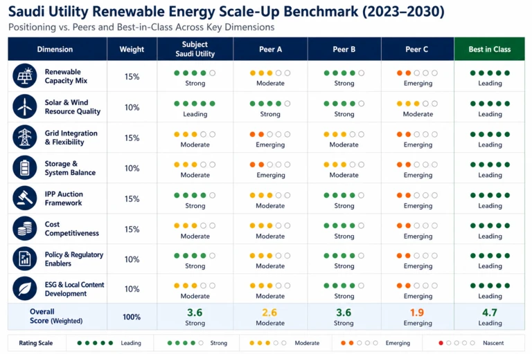 Benchmark — Saudi Arabia’s Renewable Energy Solutions: Harnessing Solar, Wind, and Sustainable Power for the Future