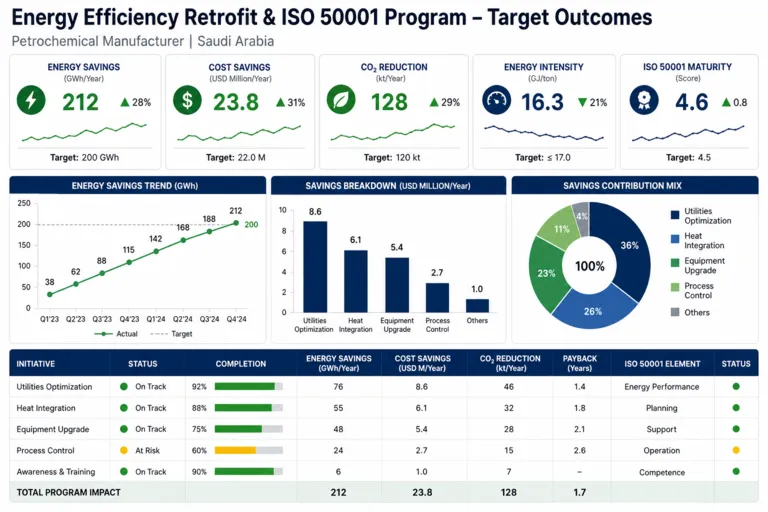 Dashboard — Driving Energy Efficiency and Sustainability in Saudi Arabia: Policy Initiatives, Green Technologies, and Conservation Efforts