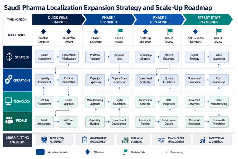 Roadmap — Saudi Arabia’s Pharmaceutical Industry: Localization, Innovation, and Market Growth